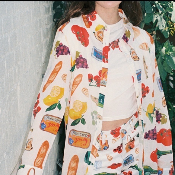 Lisa Says Gah Tessa Italian Summer button down - Picture 7 of 16